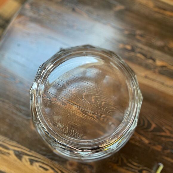 Italian Clear Large Glass Serving Bowl Marked Italy 10” Diameter - Picture 3 of 7